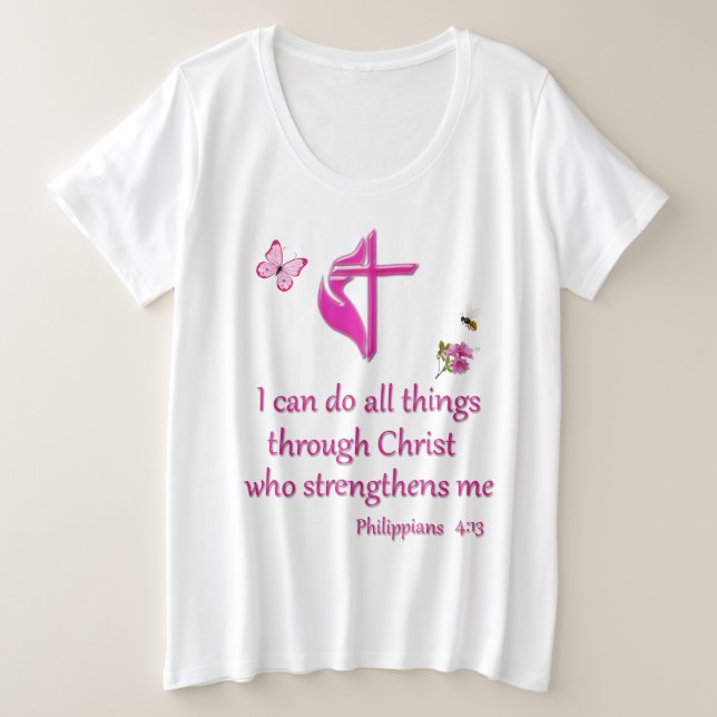 Phiilipeans 4:16  plus size T-Shirt (Design Front)