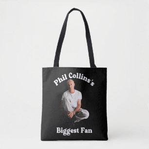 Phil Collins's Biggest Fan Retro Music Lover Gift Tote Bag