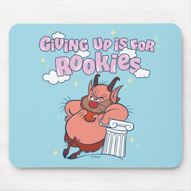 Phil - Giving Up is for Rookies Mouse Pad (Front)