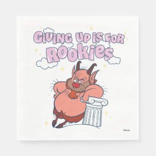 Phil - Giving Up is for Rookies Napkins