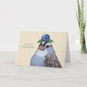 Phil the white crowned sparrow card