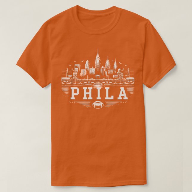 Phila  Skyline T-Shirt (Design Front)