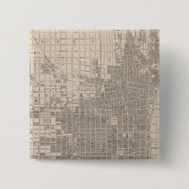 Philadelphia 15 Cm Square Badge (Front)