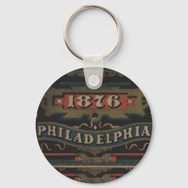 Philadelphia 1876 pennsylvania key ring (Front)