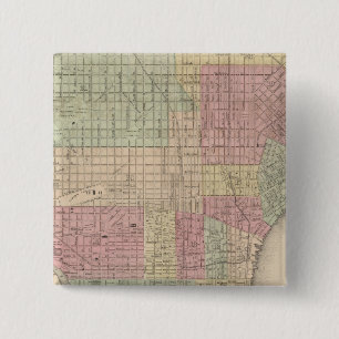 Philadelphia 2 15 cm square badge