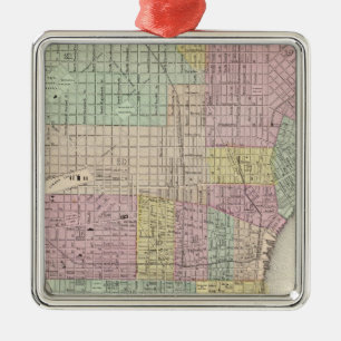 Philadelphia 2 metal tree decoration