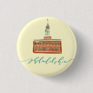 Philadelphia 3 Cm Round Badge