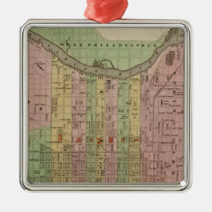 Philadelphia 6 metal tree decoration