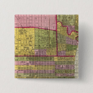 Philadelphia 7 15 cm square badge