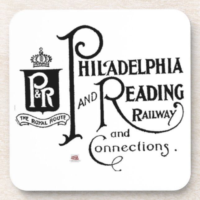 Philadelphia and Reading Railroad Logo         Coaster (Front)