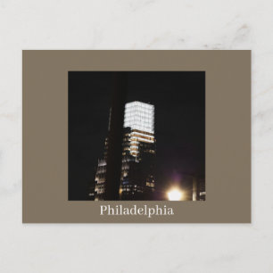 Philadelphia at Night Postcard