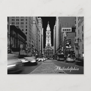 Philadelphia at Night Postcard