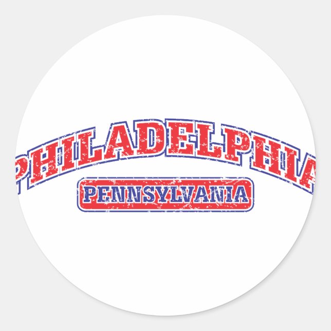 Philadelphia Athletic Classic Round Sticker (Front)
