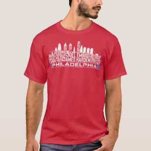 Philadelphia Basketball Team 23 Player Roster Phil T-Shirt