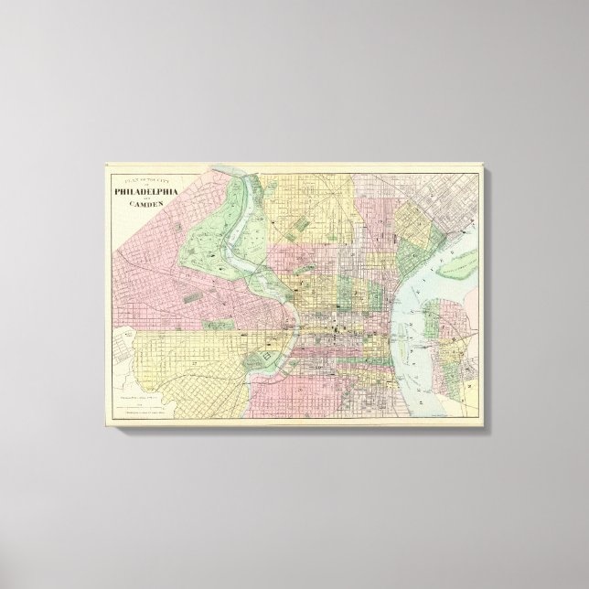 Philadelphia, Camden 2 Canvas Print (Front)