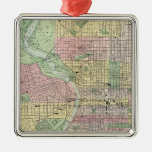 Philadelphia, Camden Metal Tree Decoration