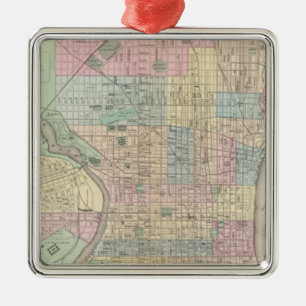 Philadelphia, Camden Metal Tree Decoration