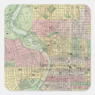 Philadelphia, Camden Square Sticker