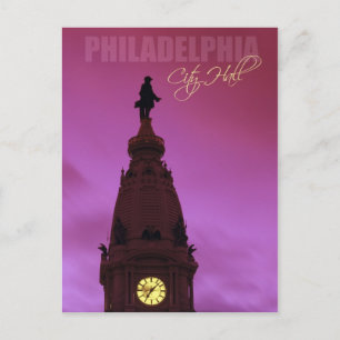 Philadelphia City Hall in Pennsylvania Postcard