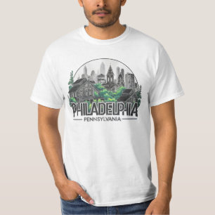 Philadelphia City Pennsylvania USA T-Shirt