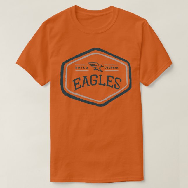 Philadelphia Eagleeees 14 1 T-Shirt (Design Front)