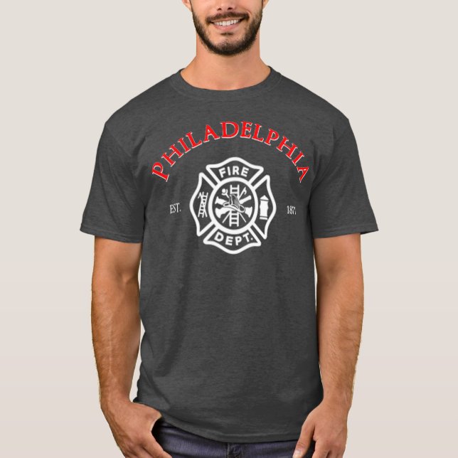 Philadelphia Fire Rescue Department Pennsylvania T-Shirt (Front)