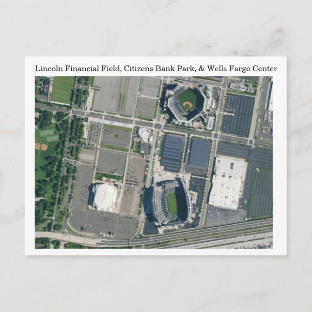 Philadelphia Indoor & Outdoor Sports Facilities Postcard (Front)