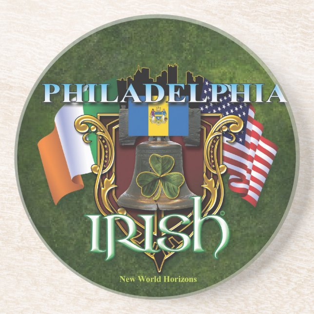 Philadelphia Irish Pride Coaster (Front)