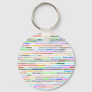 Philadelphia Keychain