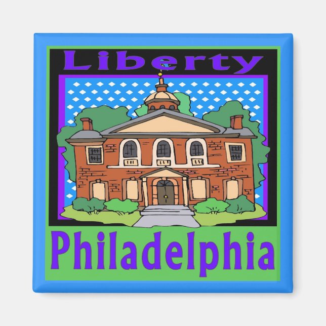 Philadelphia Liberty Magnet (Front)