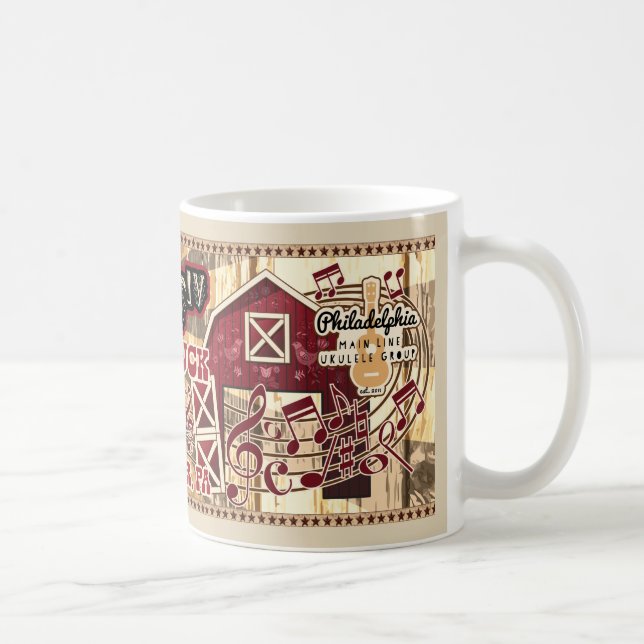 Philadelphia Main Line Ukulele Barnfest IV Coffee Mug (Right)