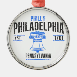 Philadelphia Metal Tree Decoration