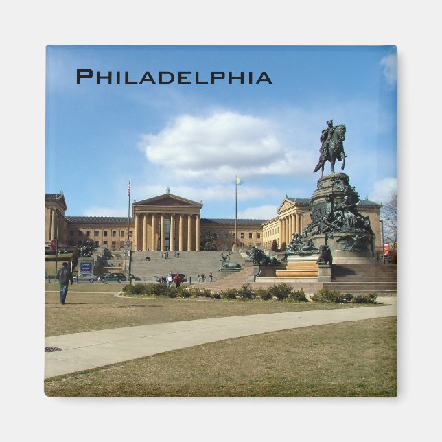 Philadelphia Museum of Fine Arts Magnet (Front)
