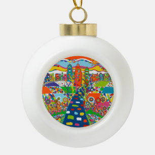 Philadelphia, PA Christmas Ornament