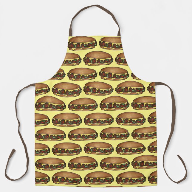Philadelphia PA Pennsylvania Philly Cheese Steak Apron (Front)