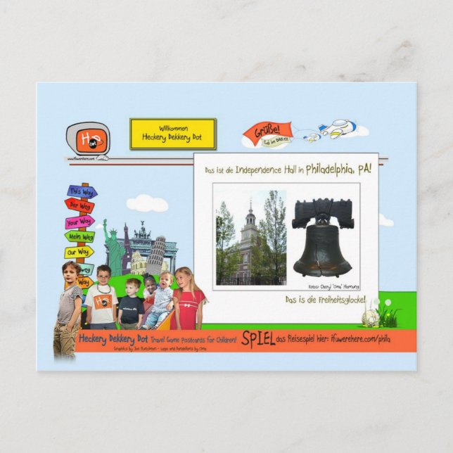 Philadelphia, PA Postcard (Front)