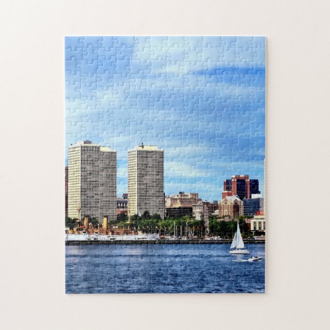 Philadelphia Pa Skyline Jigsaw Puzzle (Vertical)