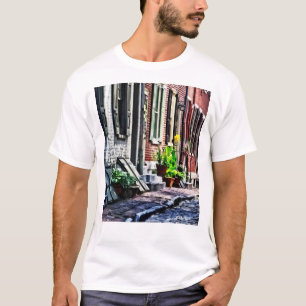 Philadelphia Pa Street With Flower Pots T-Shirt