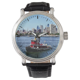Philadelphia PA - Tugboat by Philadelphia Skyline Watch