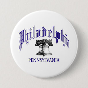Philadelphia Pennsylvania 7.5 Cm Round Badge