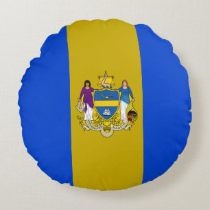 Philadelphia (Pennsylvania) City flag  Round Cushion