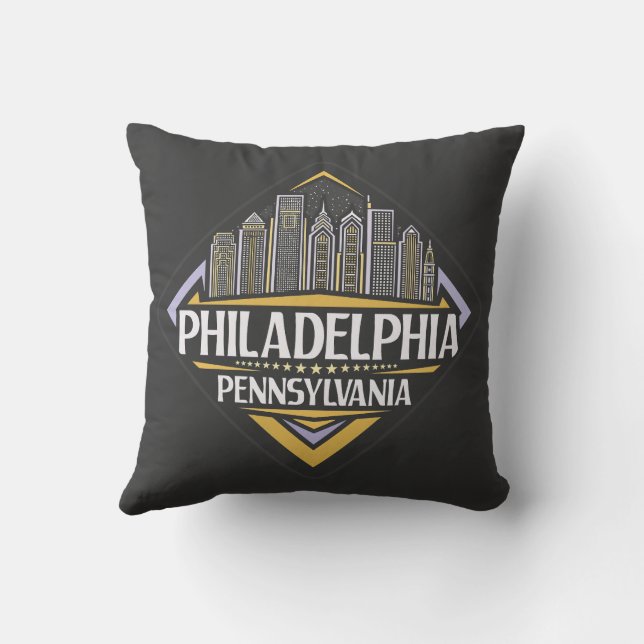 Philadelphia Pennsylvania Cushion (Back)