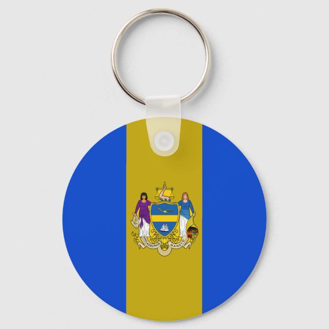 Philadelphia (Pennsylvania) flag Keychain (Front)