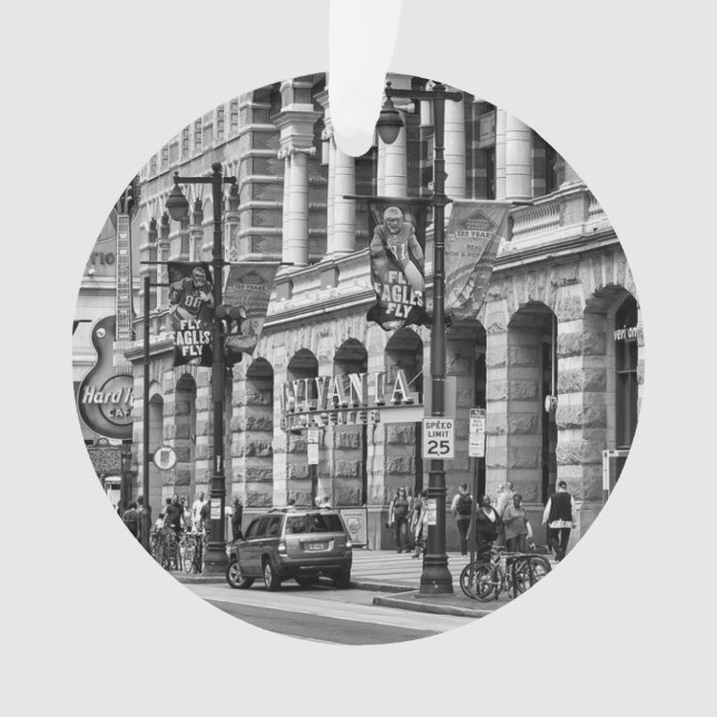 Philadelphia, Pennsylvania Keepsake Souvenir Ornament (Front)