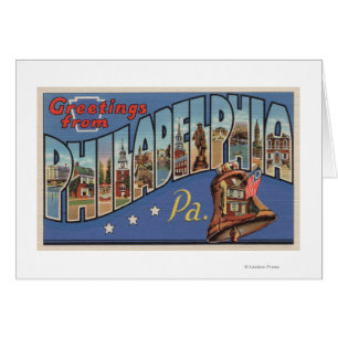 Philadelphia, Pennsylvania - Large Letter