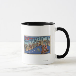 Philadelphia, Pennsylvania - Large Letter Mug
