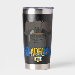 Philadelphia Pennsylvania Liberty Bell Insulated Tumbler