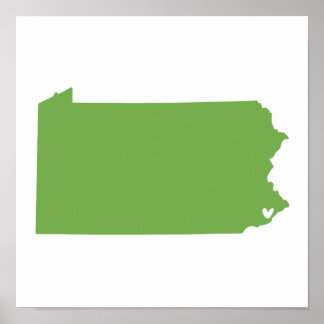 Philadelphia, Pennsylvania Love Poster