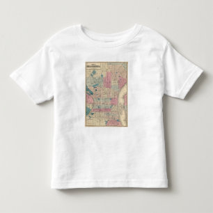 Philadelphia, Pennsylvania Map Toddler T-Shirt