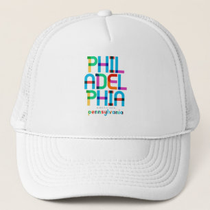 Philadelphia Pennsylvania Mid Century, Pop Art, Trucker Hat